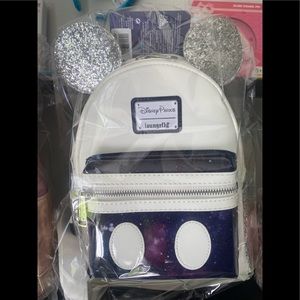 Disney 50th Anniversary Mickey Mouse Main Attraction Space Mountain Loungefly